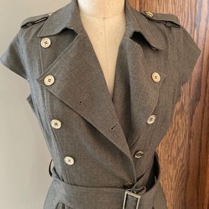Trench style dress